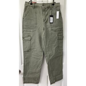 Bass outdoor pants deep lichen olive green 8 pants cargo straight $69 high rise
